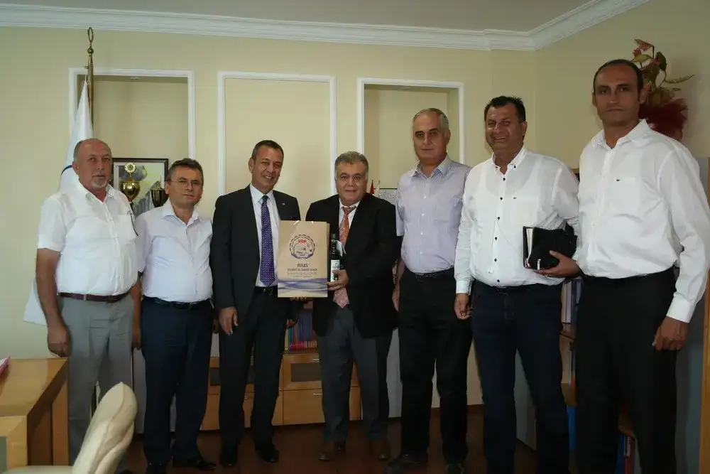 MİTSO Muğla Vergi Dairesi Başkanı Zafer Evci’yi ziyaret etti. - 2