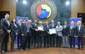 TOBB 8. DÖNEM ODA/BORSA AKREDİTASYON SİSTEMİ SERTİFİKA TÖRENİ -  MİTSONUN 5 YILDIZLI HİZMET KALİTESİ BELGELENDİ