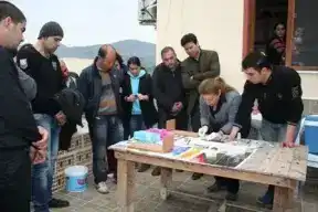 MİTSOnun GEKA destekli eğitim projesi ARAZİDE UYGULAMALI TOPRAK HAVUZ BALIKÇILIK EĞİTİMİ