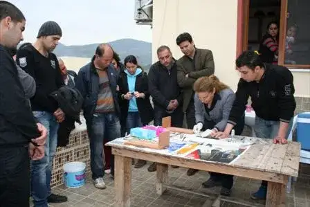 MİTSOnun GEKA destekli eğitim projesi ARAZİDE UYGULAMALI TOPRAK HAVUZ BALIKÇILIK EĞİTİMİ