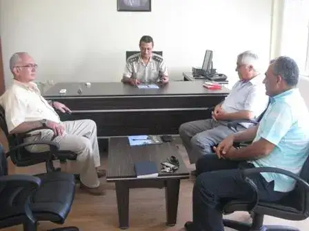 MİTSO YÖNETİMİNDEN YENİ İL JANDARMA ALAYI KOMUTAN YARDIMCISI YARBAY ERTUĞRUL MEMİŞE HOSGELDİNİZ ZİYARETİ