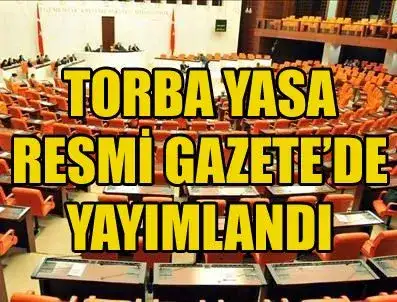 Torba Yasa Çıktı...