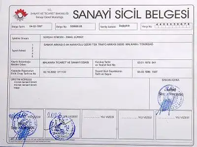 İMALATÇI ÜYELERİN DİKKATİNE