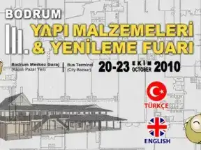 BODRUMda 20 - 23 Ekimde 3. Yapı Malzemeleri ve Yenileme Fuarı açılıyor