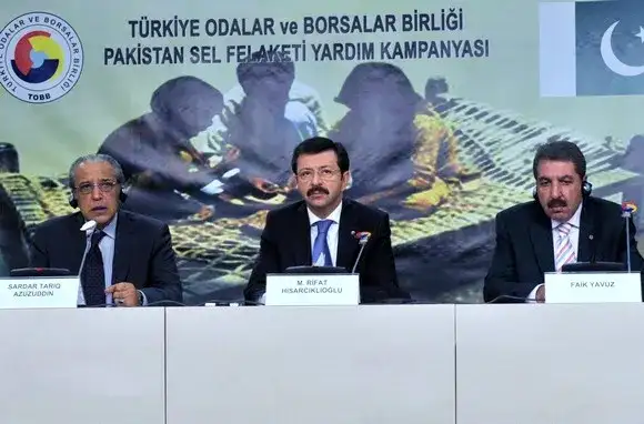 TOBBdan Pakistana yardım eli