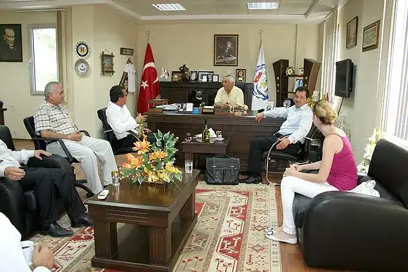 Rodos Fuarına davet için geldiler, Milas Fuarını övdüler