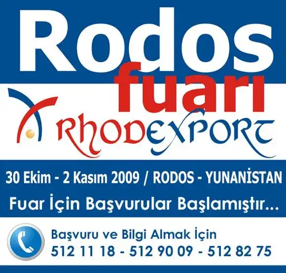 RODOS Türk İhraç Ürünleri Fuarı başvuruları başladı...