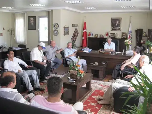 Milas Spor Yönetimi ve Başkanı Halil İbrahim GÜLEN den MİTSO ya ziyaret.