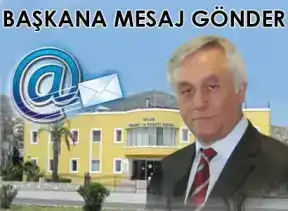 MİTSO internet sayfası üzerinden Başkana mesaj gönderebilirsiniz