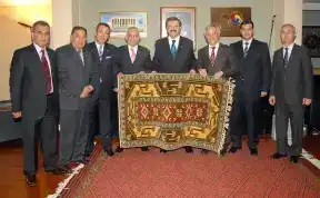 MİTSOdanTOBB Başkanı Rifat HİSARCIKLIOĞLUna makamında ziyaret