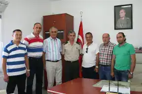 MİTSO Yönetimi, İlçe Jandarma Komutanı J. Bnb. Mehmet Atik’i ziyaret etti