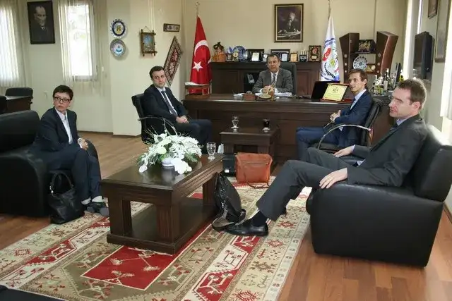 MİTSO’NUN ALMAN KONUKLARI MİLAS’IN TARİHİ ZENGİNLİKLERİYLE TOPRAK HAVUZ BALIKLARINDAN ÇOK ETKİLENDİLER. - 2