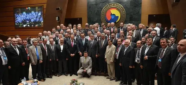 MİTSO Meclis Başkanı M. Yüksel ile Yönetim Kurulu Başkanı R. Özer de katıldı. TOBB’DEN GENEL KURUL DELEGELERİNE ŞEREF BELGESİ  - 5