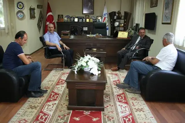 VERGİ DAİRESİ  BAŞKANI VE MÜDÜRÜ MİTSO’YA VEDA ETTİ - 1