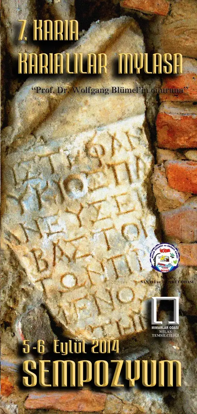 7. KARİA, KARİALILAR VE MYLASA SEMPOZYUMU 5-6 EYLÜL’DE MİLAS’TA - 2