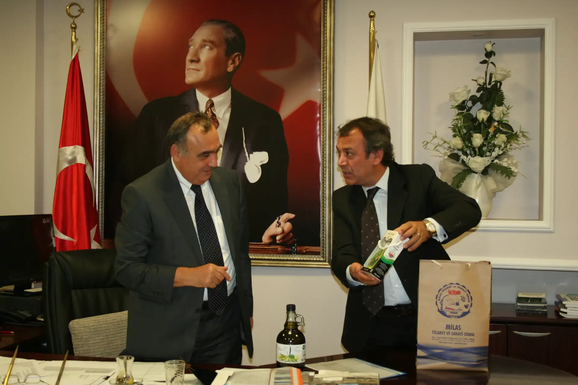 MİTSO yönetimi, Muğla Vergi Dairesi Başkanını ziyaret etti;  "SİZİN GİBİ HEYECANLI, DİNAMİK ODA YOK" - 2