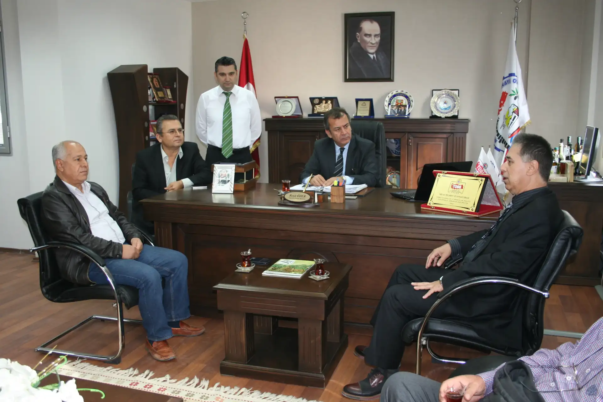 CHP YÖNETİMİNDEN MİTSO'YA ZEYTİNİ KORUMA ZİYARETİ - 1