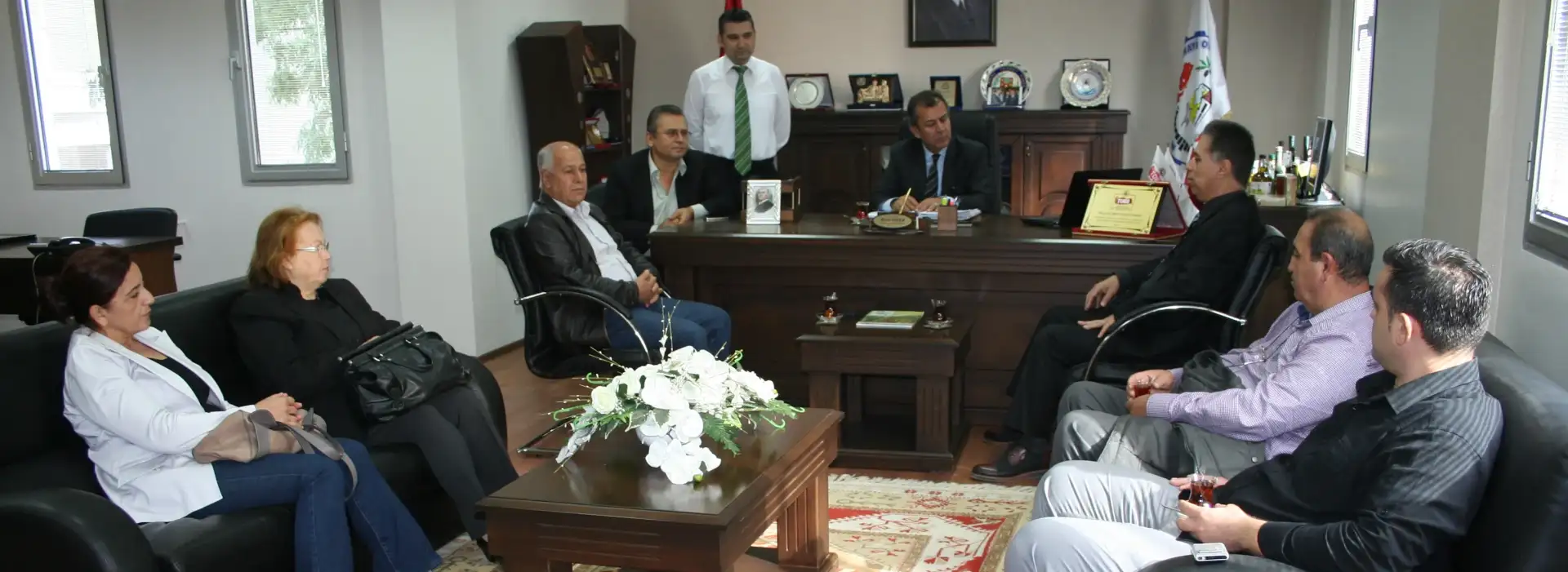 CHP YÖNETİMİNDEN MİTSO'YA ZEYTİNİ KORUMA ZİYARETİ