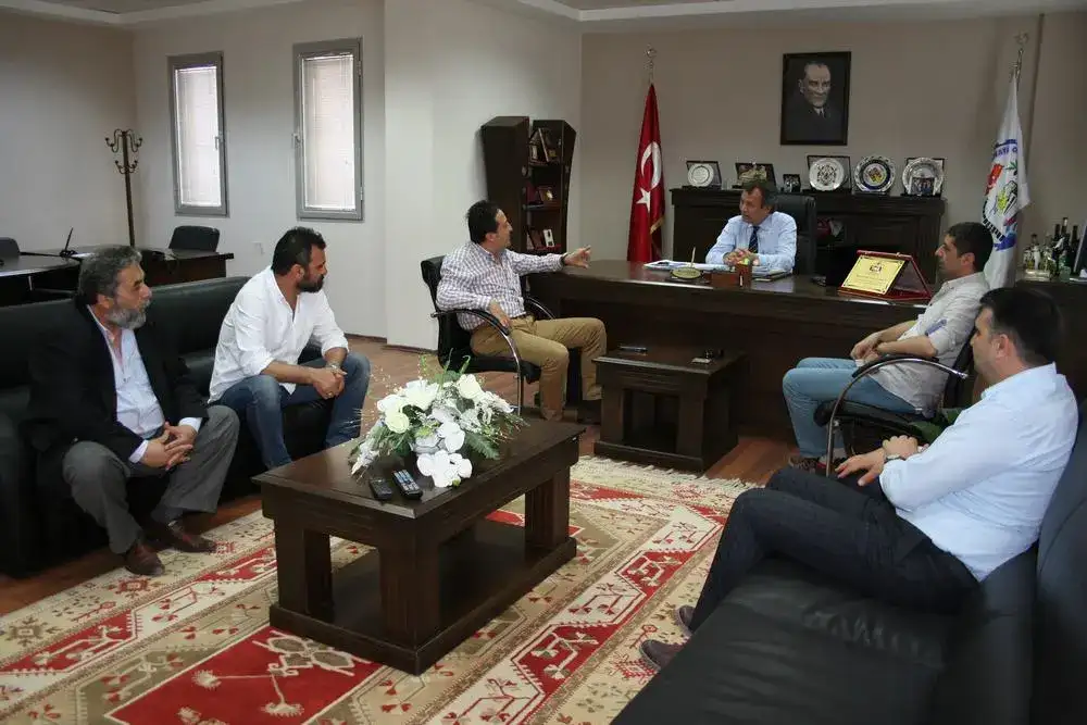 Demokrat Parti Milas İlçe Yönetimi MİTSO'yu ziyaret etti. - 1