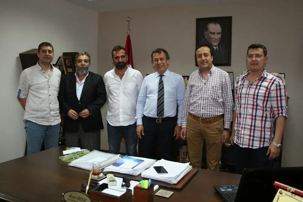 Demokrat Parti Milas İlçe Yönetimi MİTSO'yu ziyaret etti.