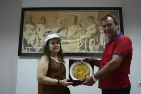 MİLASLI GRAVÜR SANATÇISI AYŞE ANIL MİTSO'DA