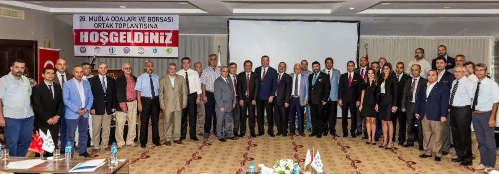 TOBB üyesi Muğla Odaları ve Borsa, 26. toplantısını Marmaris'te yaptı MUĞLA ODALARI VE BORSA MARMARİS'TE BULUŞTU