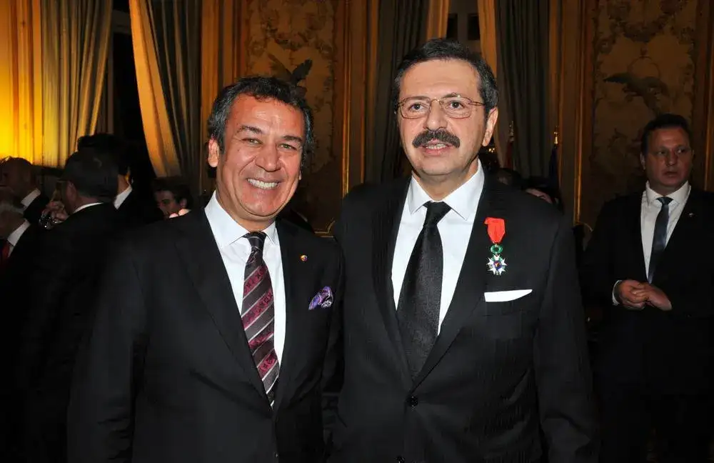 FRANSA'DAN  TOBB BAŞKANI HİSARCIKLIOĞLU'NA ‘LEGİON D'HONNEUR’ NİŞANI - 2