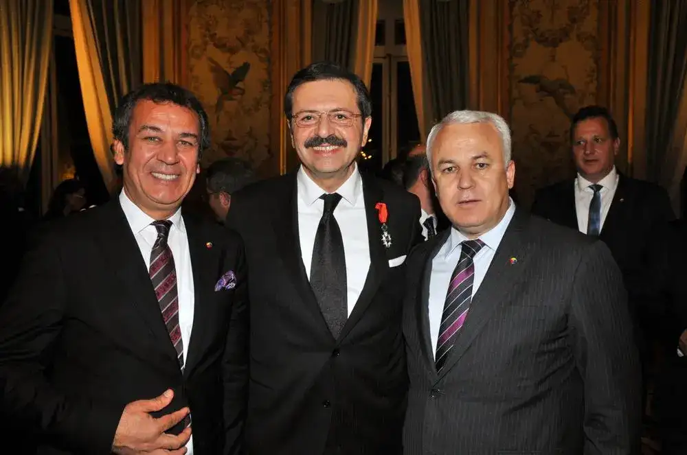 FRANSA'DAN  TOBB BAŞKANI HİSARCIKLIOĞLU'NA ‘LEGİON D'HONNEUR’ NİŞANI - 3