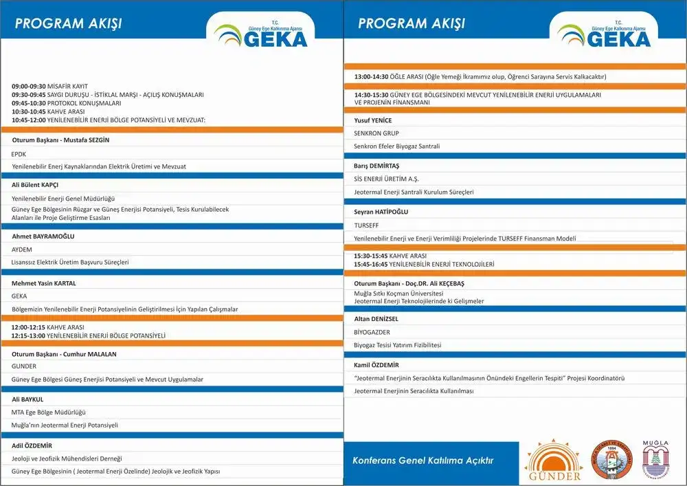 GEKA'DAN  YENİLENEBİLİR ENERJİ KONFERANSI - 1