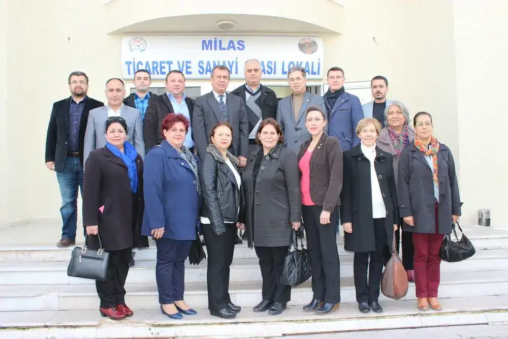 CHP Yönetim Kurulu MİTSO'yu ziyaret etti.  "MİLAS İÇİN YAPILACAK DAHA ÇOK İŞİMİZ VAR" - 1