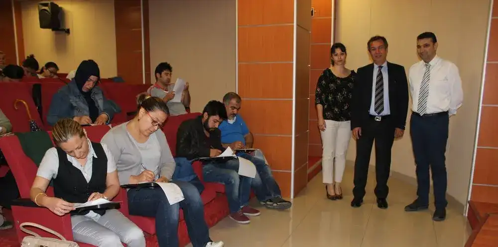 MİTSO'DA UYGULAMALI GİRİŞİMCİLİK EĞİTİMİ İÇİN SINAV YAPILDI