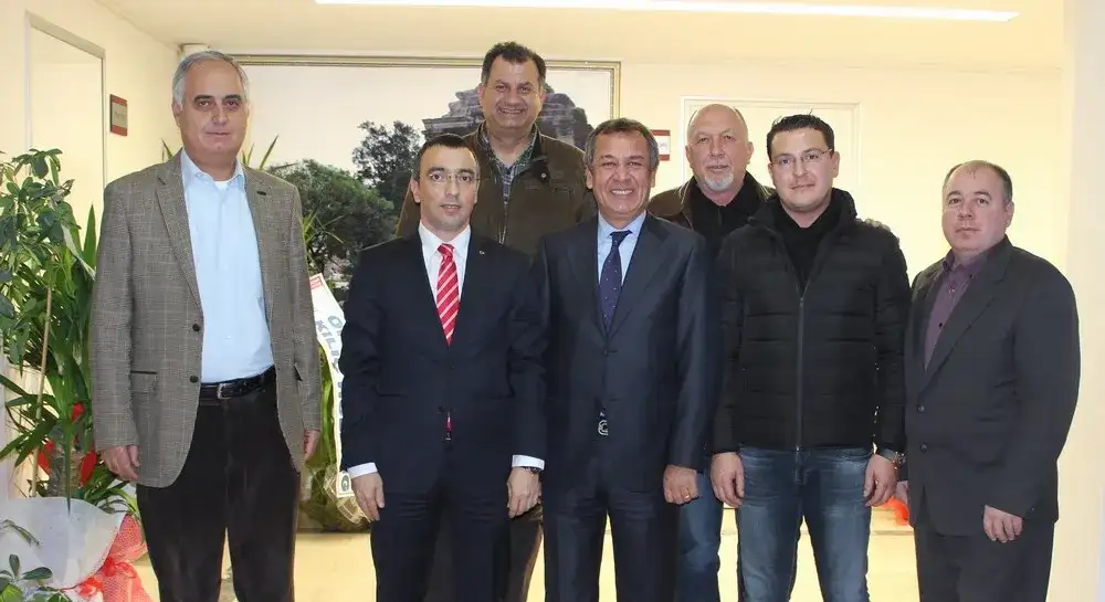 MİTSO'DAN KAYMAKAM ARSLAN'A HOŞGELDİNİZ ZİYARETİ "BURADA HER ŞEY VAR" - 1