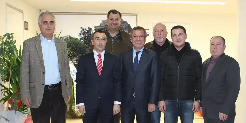 MİTSO'DAN KAYMAKAM ARSLAN'A HOŞGELDİNİZ ZİYARETİ "BURADA HER ŞEY VAR"