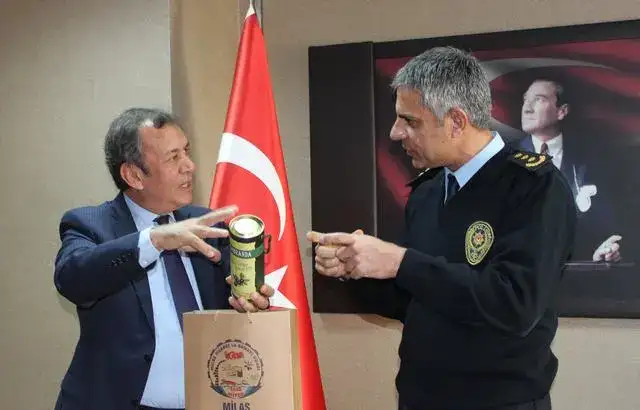 MİTSO, MİLAS'IN YENİ EMNİYET MÜDÜRÜNÜ ZİYARET ETTİ - 1