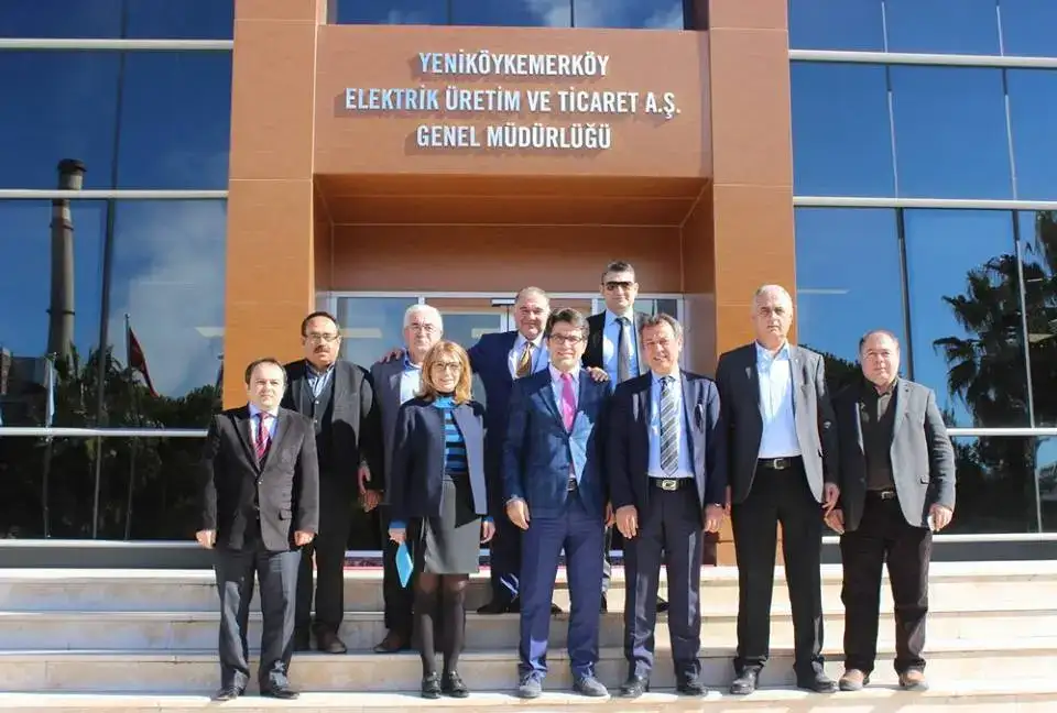 MİTSO YÖNETİMİ YENİKÖY TERMİK SANTRALİNİ ZİYARET ETTİ "YENİKÖY TERMİK SANTRALİNİN SICAK SUYU MİLAS'A VARANA KADAR SOĞUR"