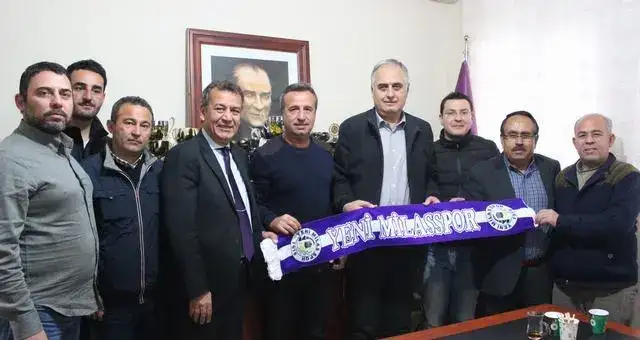 MİTSO'DAN YENİ MİLASSPOR'A  ŞAMPİYONLUK YOLUNDA BAŞARI DİLEKLERİ İLETİLDİ