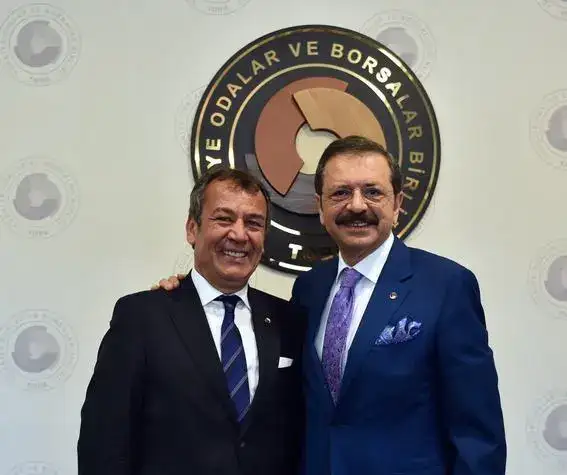 TOBB BAŞKANI HİSARCIKLIOĞLU'NDAN MİTSO'YA DESTEK SÖZÜ