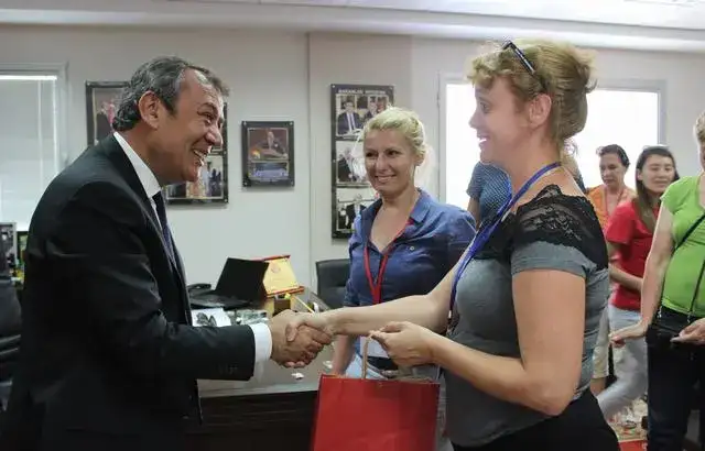 Uluslararası Milas 2017 Balık Festivali ve Çocuk Oyunları'nın konuk öğretmenleri MİTSO'da - 1