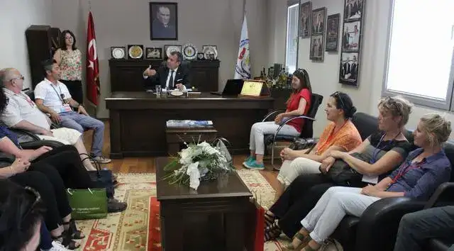 Uluslararası Milas 2017 Balık Festivali ve Çocuk Oyunları'nın konuk öğretmenleri MİTSO'da