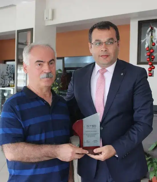 MİTSO'DAN, İZMİR'DE OLİV TECH FUARINDA  MİLAS ZEYTİNYAĞINI TANITAN FİRMALARA TEŞEKKÜR PLAKETİ - 1