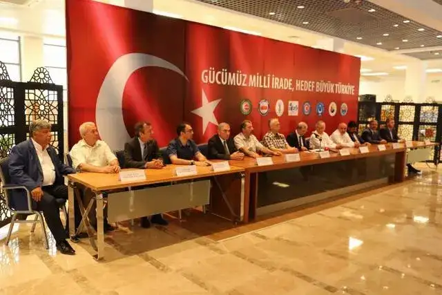 TOBB ve aralarında MİTSO'nun da olduğu 365 oda ve borsa ile sendikalardan ortak ses:    "15 TEMMUZ'U ASLA UNUTMAYACAĞIZ, UNUTTURMAYACAĞIZ"
