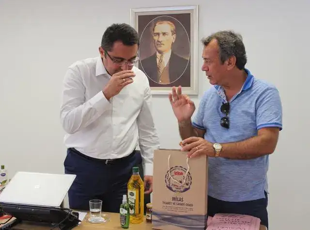 MİTSO Yönetimi Ziraat Bankası'nın yeni müdürünü ziyaret etti  "MİLAS'TA YATIRIM ALANI GENİŞ" - 1