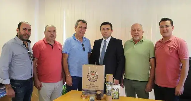 MİTSO, Halkbank'ın yeni müdürü Bahri Tuncay'ı ziyaret etti:  "MİLAS' TA EKONOMİK ANLAMDA CESUR İNSANLARA İHTİYAÇ VAR"