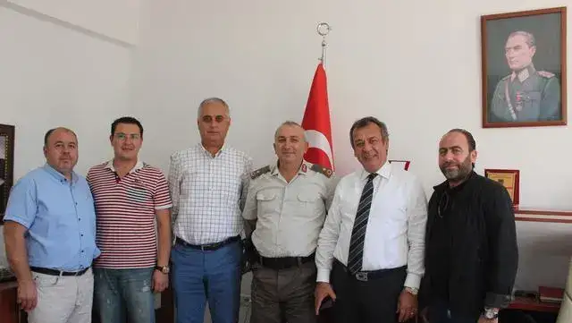 MİTSO Yönetimi Milas Jandarma Komutanı Binbaşı Hayrettin Fidan'ı ziyaret etti  "GELDİĞİM YERİN NÜFUSU 5 BİN İDİ, MİLAS'TA SOKAKDA 5 BİN KİŞİ VAR"