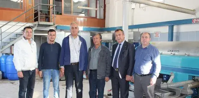 MİTSO, ZEYTİNYAĞI FABRİKALARINDA...  MİTSO YÖNETİMİ EROL ÇENGELCİ'YE HAYIRLI ZEYTİNYAĞI MEVSİMİ DİLEDİ