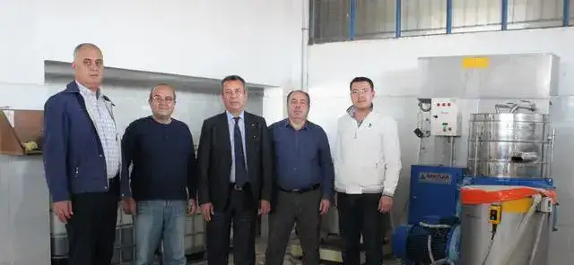 MİTSO, ZEYTİNYAĞI FABRİKALARINDA...  MİTSO YÖNETİMİ EYÜP İNANÇ'A HAYIRLI ZEYTİNYAĞI MEVSİMİ DİLEDİ