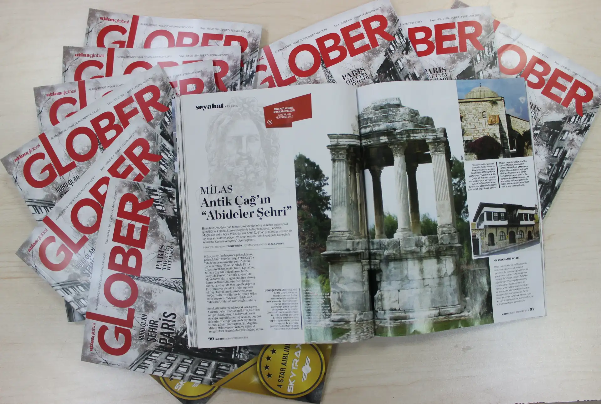 MİTSO YİNE BAŞARDI... MİLAS, ŞİMDİ DE ATLASJET'İN ATLASGLOBER DERGİSİNDE