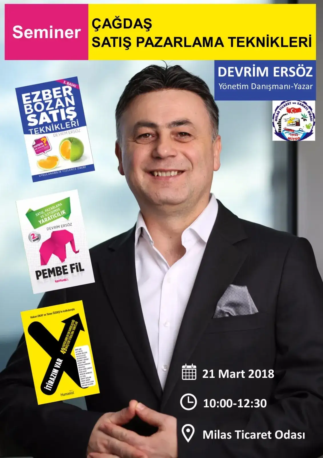 "EZBER BOZAN SATIŞ TEKNİKLERİ" MİTSO'DA - 1