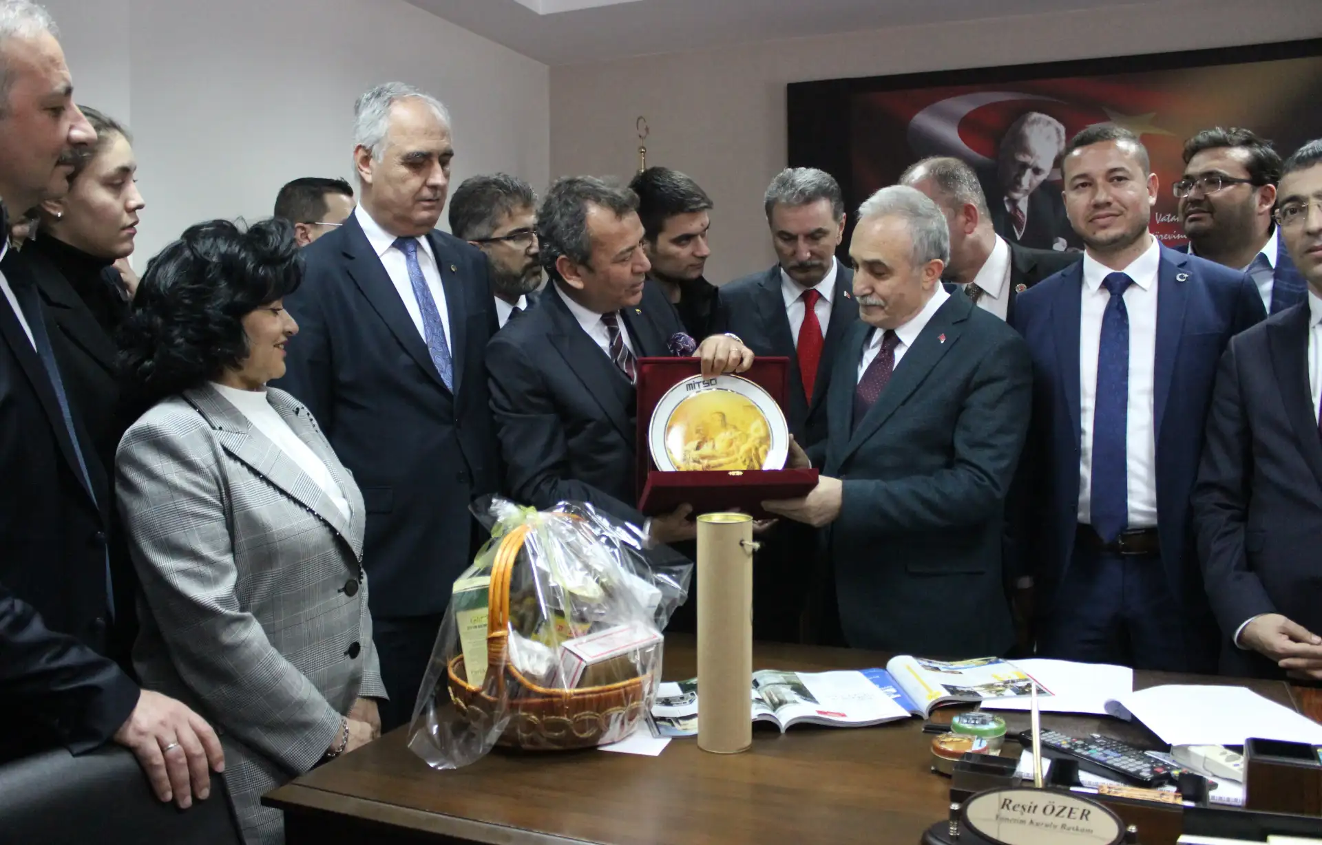 Gıda, Tarım ve Hayvancılık Bakanı Fakıbaba MİTSO'da... "YENİ FUAR ALANI İÇİN DOSYAYI GETİRİN, HEMEN İMZALAYAYIM" - 1