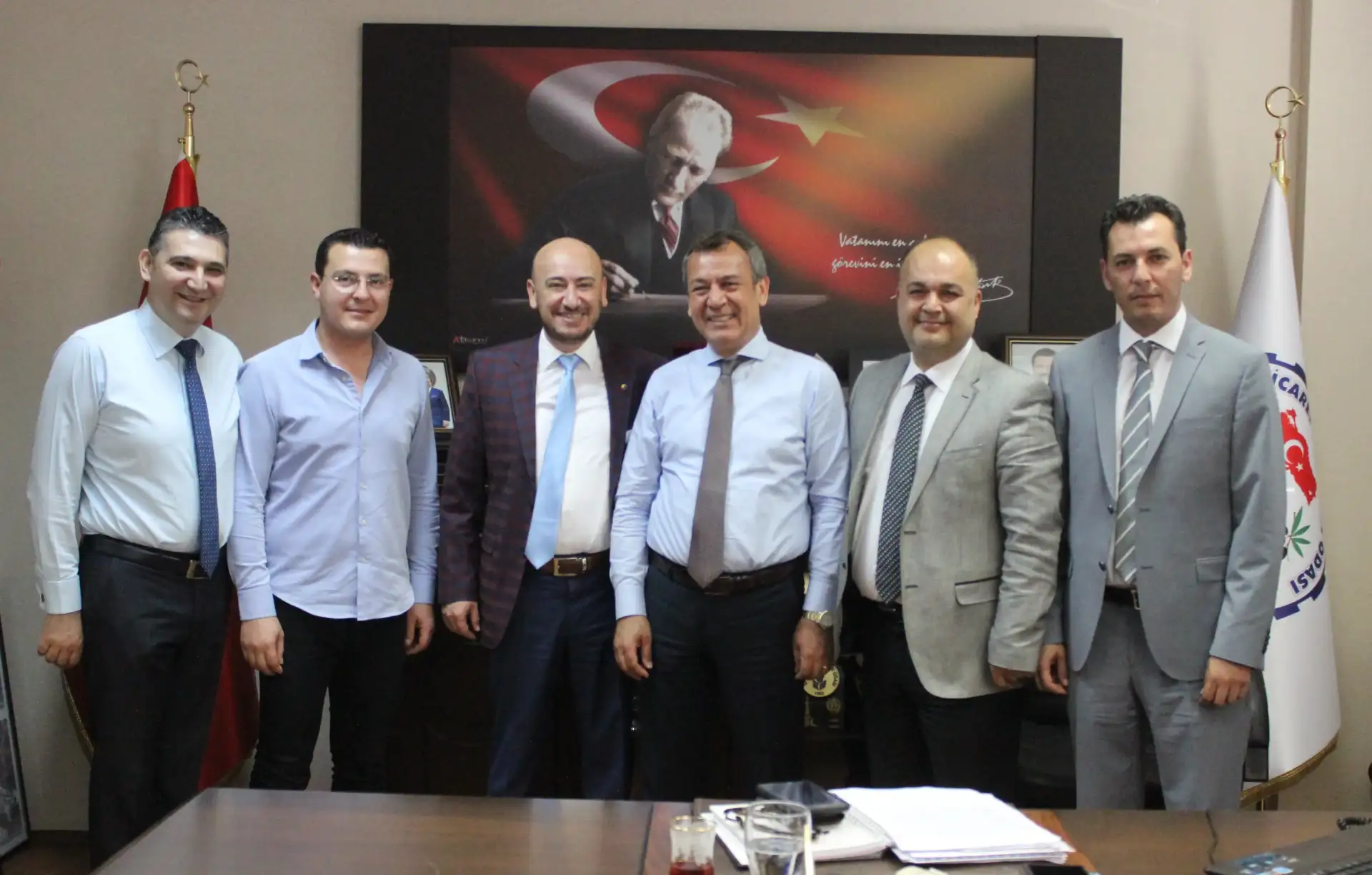 Aydın Ticaret Odası Yönetimi MİTSO'yu ziyaret etti.